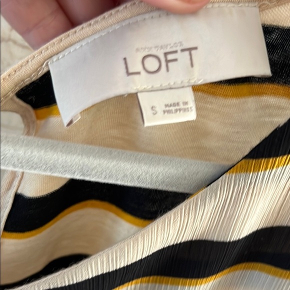 Loft Sleeveless Striped Top - Picture 3 of 4